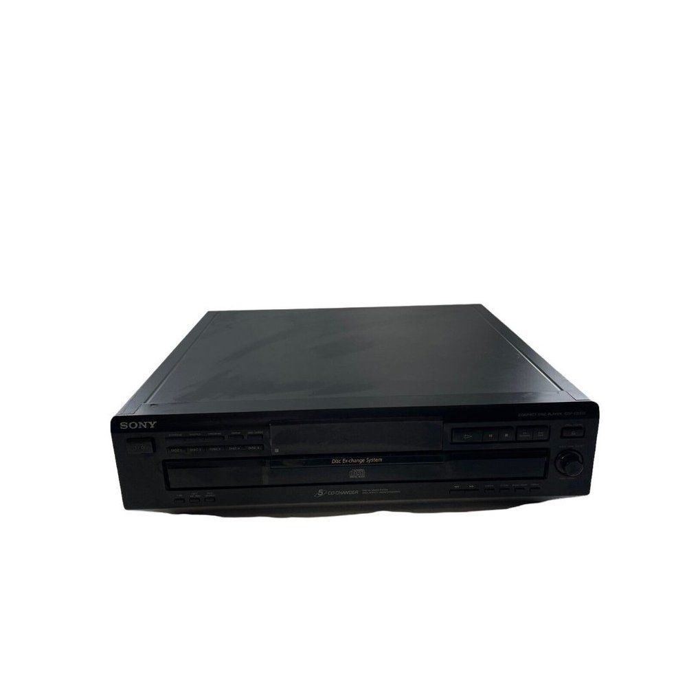 Sony CDP-CE335 5 Disc CD Player W/O Remote For Parts Or Not Working